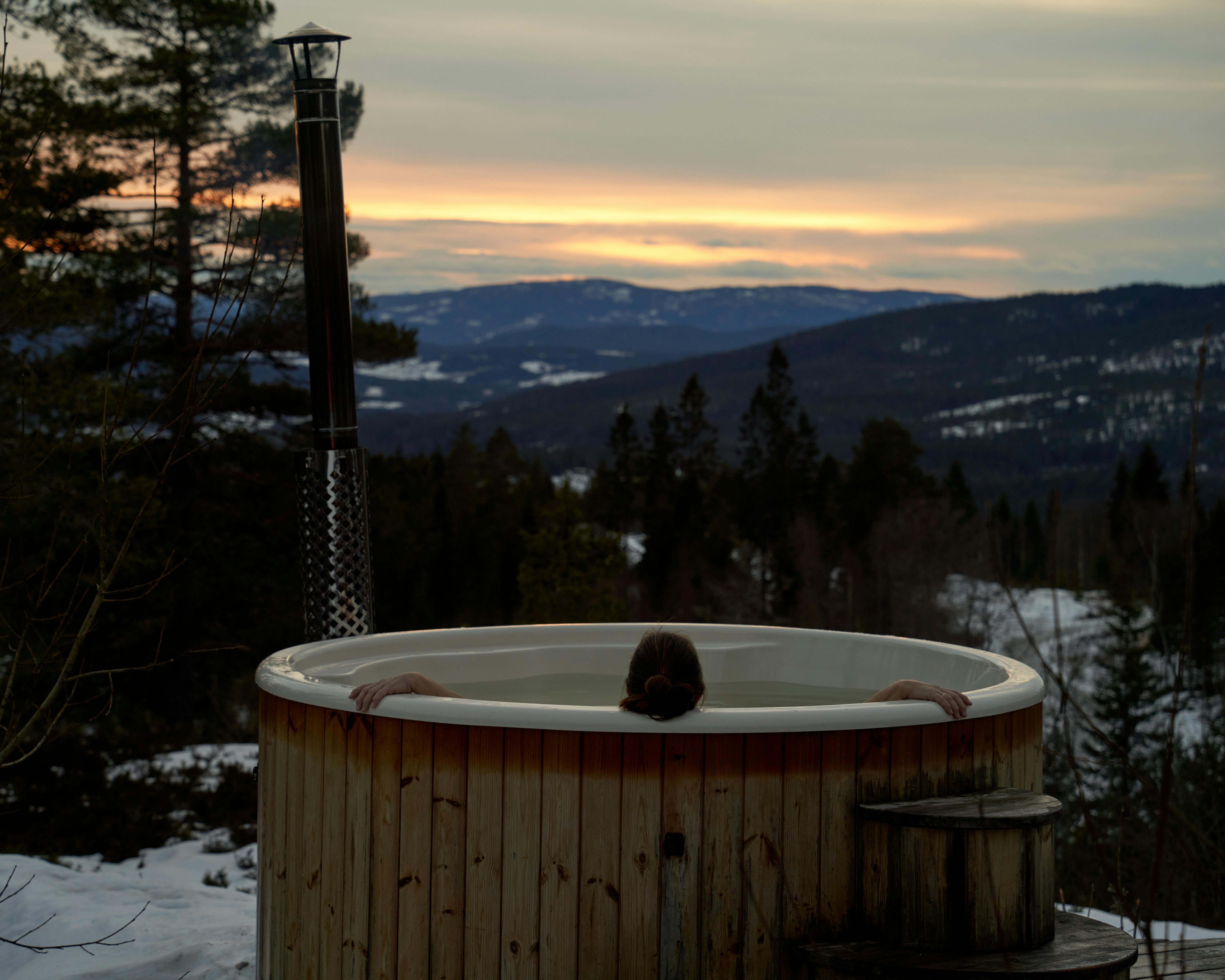 wood fired hot tub from rg hot tubs